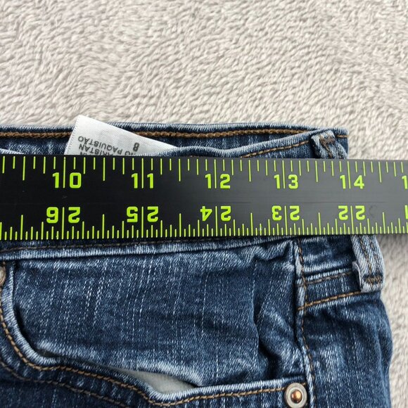 Levis Womens The Original Jean Jeans Size 8 Blue Denim Skinny Legging Casual - Picture 5 of 16